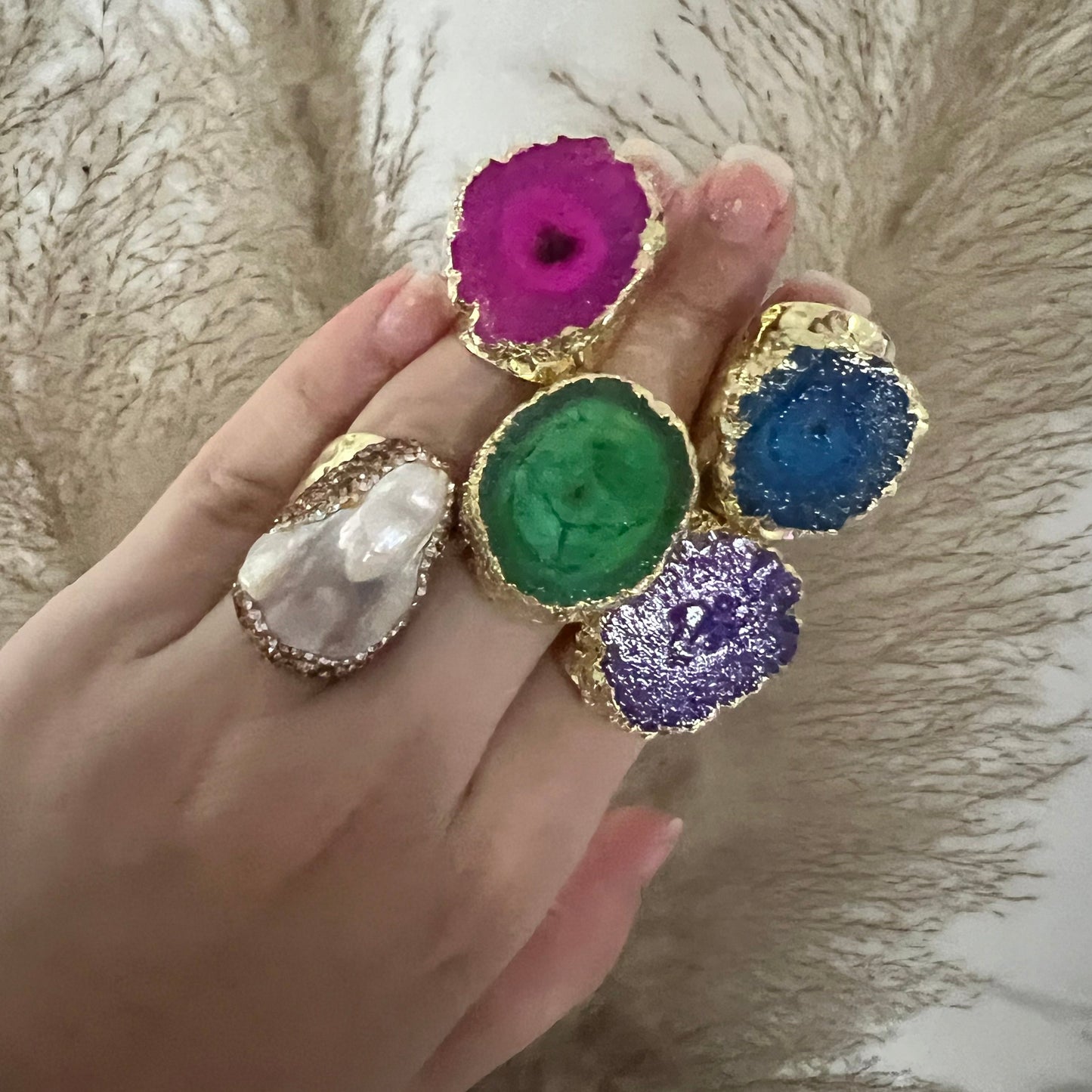 Agate Rings